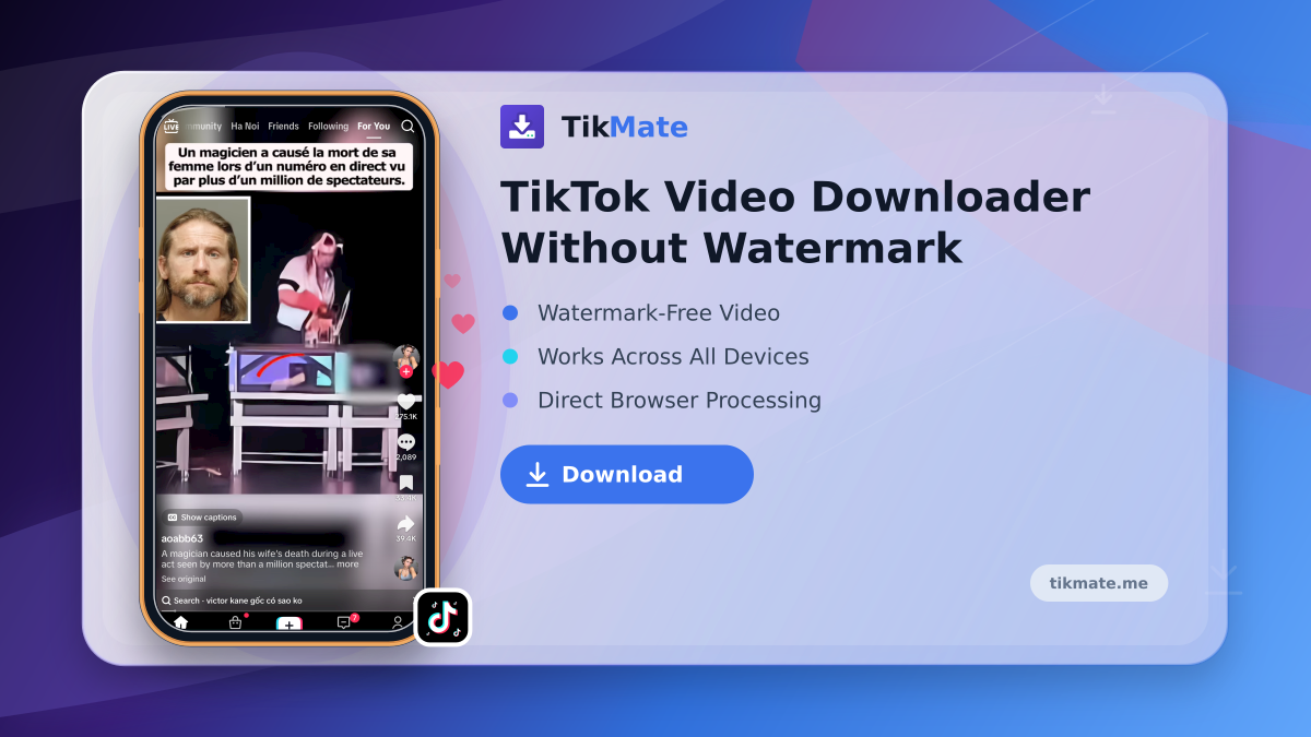 TikTok Video Downloader Without Watermark